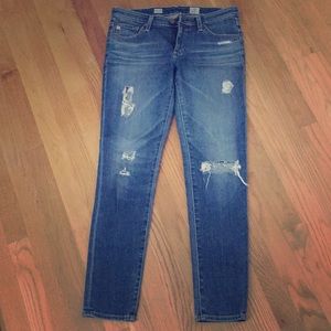 AG Slim Straight Ankle Jeans